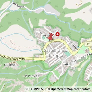 Mappa Via Gaetano Donizetti, 71, 52020 San Giovanni Valdarno, Arezzo (Toscana)