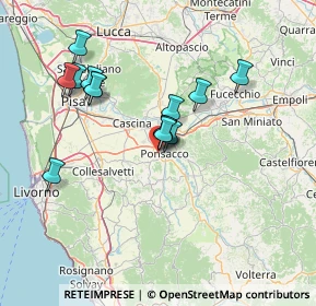 Mappa Via Atene, 56038 Ponsacco PI, Italia (12.97071)