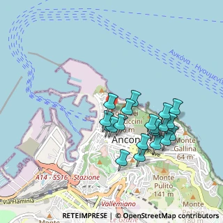 Mappa Via Manfredo Fanti, 60121 Ancona AN, Italia (0.8705)