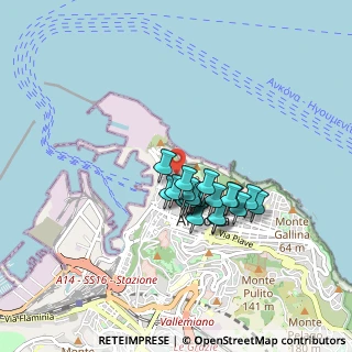 Mappa Via Manfredo Fanti, 60121 Ancona AN, Italia (0.646)
