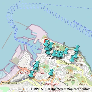 Mappa Via Rupi Comunali, 60121 Ancona AN, Italia (1.05353)