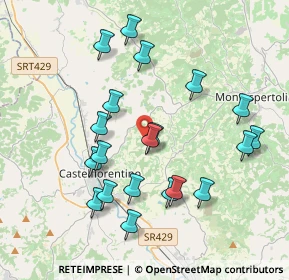 Mappa Via dei Renai, 50051 Castelfiorentino FI, Italia (3.9855)