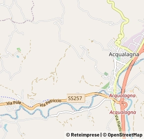 Mappa 61041 Acqualagna PU, Italia (0.9875)