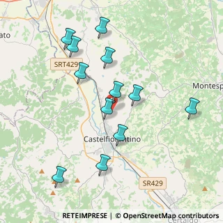 Mappa Via del Camin Bianco, 50051 Castelfiorentino FI, Italia (4.08583)