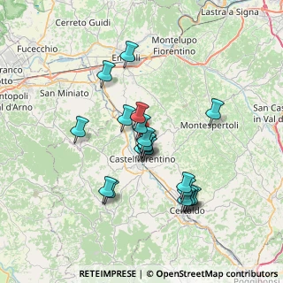 Mappa Via del Camin Bianco, 50051 Castelfiorentino FI, Italia (6.462)