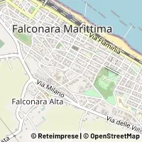 Kaart Falconara Marittima
