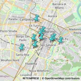 Mappa 10128 Torino TO, Italia (1.1990909090909)