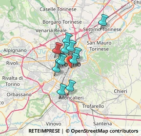 Mappa Via Sant'Anselmo, 10125 Torino TO, Italia (4.125)