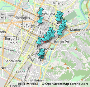 Mappa Via Sant'Anselmo, 10125 Torino TO, Italia (1.37)