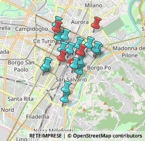 Mappa Via Sant'Anselmo, 10125 Torino TO, Italia (1.263)