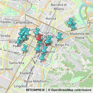 Mappa Via Sant'Anselmo, 10125 Torino TO, Italia (1.738)
