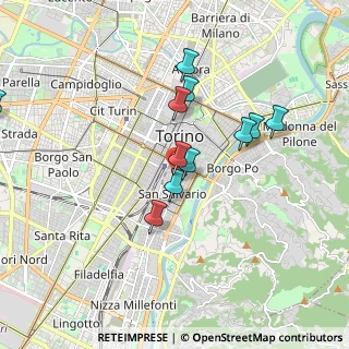 Mappa Via Sant'Anselmo, 10125 Torino TO, Italia (1.69273)