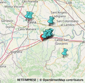 Mappa Via Conte Franco Cella di Rivara, 27043 Broni PV, Italia (8.54833)