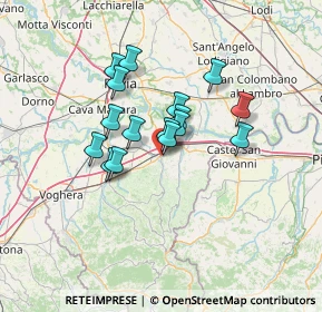 Mappa Via Conte Franco Cella di Rivara, 27043 Broni PV, Italia (10.01125)