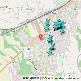 Mappa Via Conte Franco Cella di Rivara, 27043 Broni PV, Italia (0.4505)