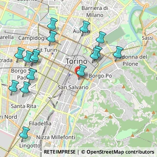Mappa Piazza Madama Cristina, 10125 Torino TO, Italia (2.54375)