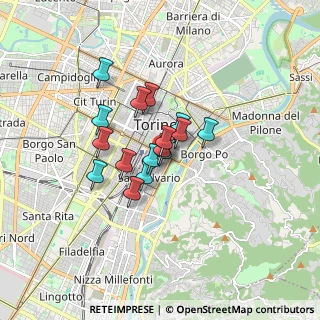 Mappa Piazza Madama Cristina, 10125 Torino TO, Italia (1.10438)
