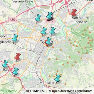 Mappa Piazza Madama Cristina, 10125 Torino TO, Italia (5.105)