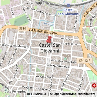 Mappa Piazza XX Settembre, 3/d, 29015 Castel San Giovanni, Piacenza (Emilia Romagna)