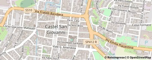 Mappa Castel San Giovanni