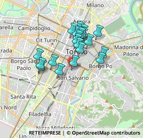 Mappa Via Saluzzo, 10025 Torino TO, Italia (1.3965)