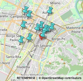 Mappa Via Saluzzo, 10025 Torino TO, Italia (1.45417)