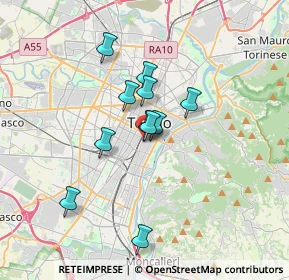 Mappa Via Saluzzo, 10025 Torino TO, Italia (2.62455)