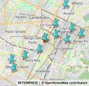 Mappa Via Pigafetta, 10129 Torino TO, Italia (2.21182)
