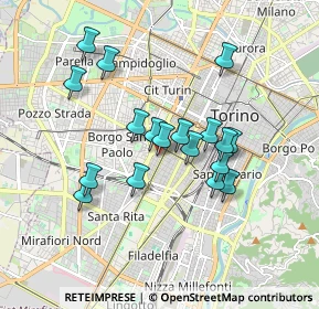 Mappa Via Pigafetta, 10129 Torino TO, Italia (1.53111)