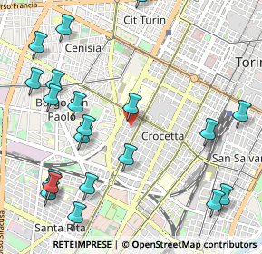 Mappa Via Antonio Pigafetta, 10129 Torino TO, Italia (1.353)