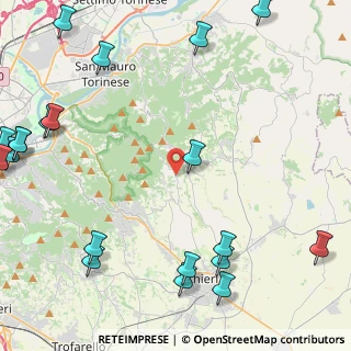 Mappa Strada Pino Torinese, 10020 Tetti Chiapasso , Italia (6.7415)