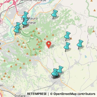Mappa Strada Pino Torinese, 10020 Tetti Chiapasso , Italia (5.34714)
