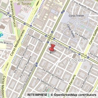 Mappa Via Giacomo Bove,  11, 10129 Torino, Torino (Piemonte)