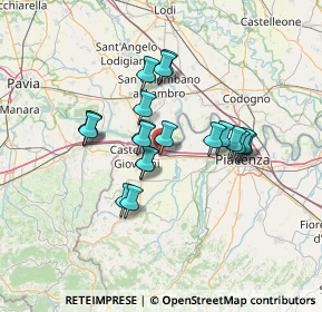 Mappa Via Po, 29010 Sarmato PC, Italia (10.9795)