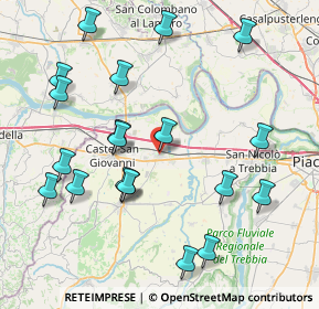 Mappa Via Po, 29010 Sarmato PC, Italia (8.9675)