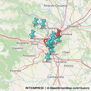 Mappa Via Stampalia, 10095 Grugliasco TO, Italia (8.76636)