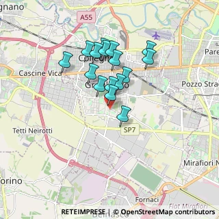 Mappa Via Giuseppe Antonio Cotta, 10095 Grugliasco TO, Italia (1.43188)