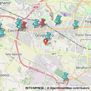 Mappa Via Giuseppe Antonio Cotta, 10095 Grugliasco TO, Italia (3.46889)