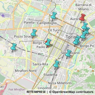 Mappa Via Don Luigi Orione, 10141 Torino TO, Italia (2.54833)