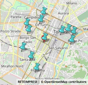 Mappa Corso Luigi Einaudi, 10100 Torino TO, Italia (1.95083)