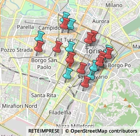 Mappa Corso Luigi Einaudi, 10100 Torino TO, Italia (1.491)