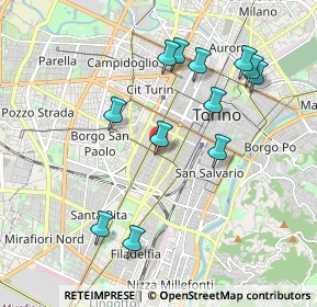 Mappa Corso Luigi Einaudi, 10100 Torino TO, Italia (1.97583)