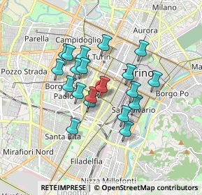 Mappa Corso Luigi Einaudi, 10100 Torino TO, Italia (1.3925)