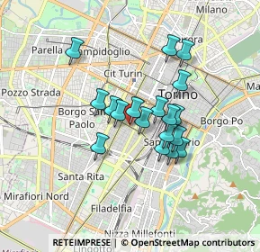 Mappa Corso Luigi Einaudi, 10100 Torino TO, Italia (1.29944)