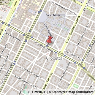 Mappa Corso Einaudi Luigi, 20, 10129 Torino, Italia, 10129 Torino, Torino (Piemonte)