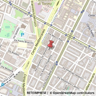 Mappa Via Cristoforo Colombo, 59/d, 10129 Torino, Torino (Piemonte)