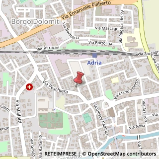 Mappa Via dello Scalo, 13, 45011 Adria, Rovigo (Veneto)