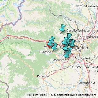 Mappa Via Giaveno, 10050 Avigliana TO, Italia (10.91471)
