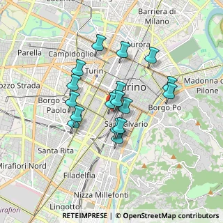 Mappa Via Pastrengo, 10129 Torino TO, Italia (1.40765)