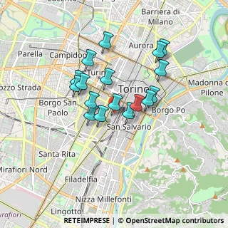 Mappa Via Pastrengo, 10129 Torino TO, Italia (1.41294)